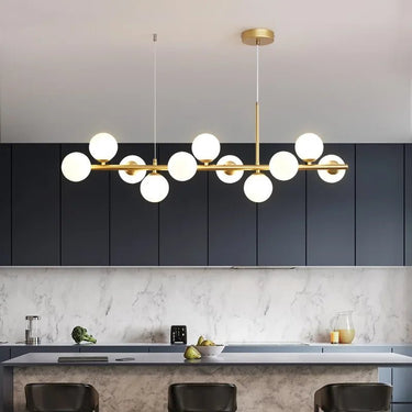 Modern Style Glass Ball Pendant Chandelier – Elegant Round Glass Pendant Light